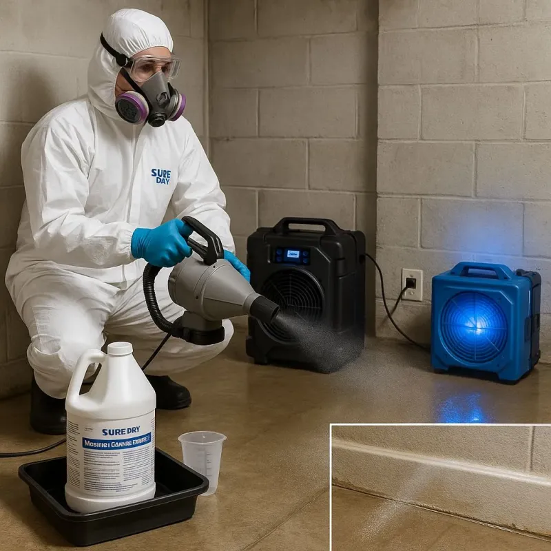 Sanitization and Odor Removal process in Newington, CT